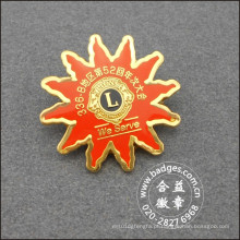 Pin de lapela Organizacional banhado a ouro, emblema personalizado (GZHY-LP-026)